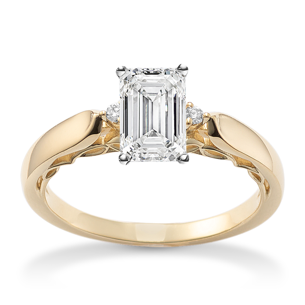 Ornella Three-Stone Engagement Ring