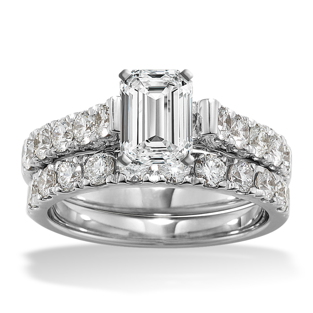 Spellbound Pave Cathedral Wedding Set Shane Co