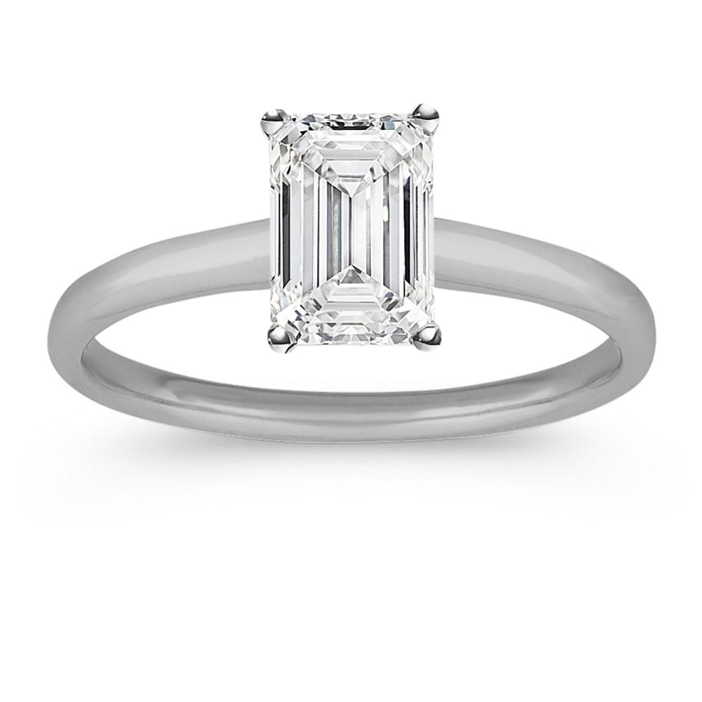 Luminary Solitaire Engagement Ring in Platinum