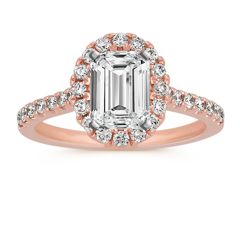 Delia Halo Engagement Ring (Oval)