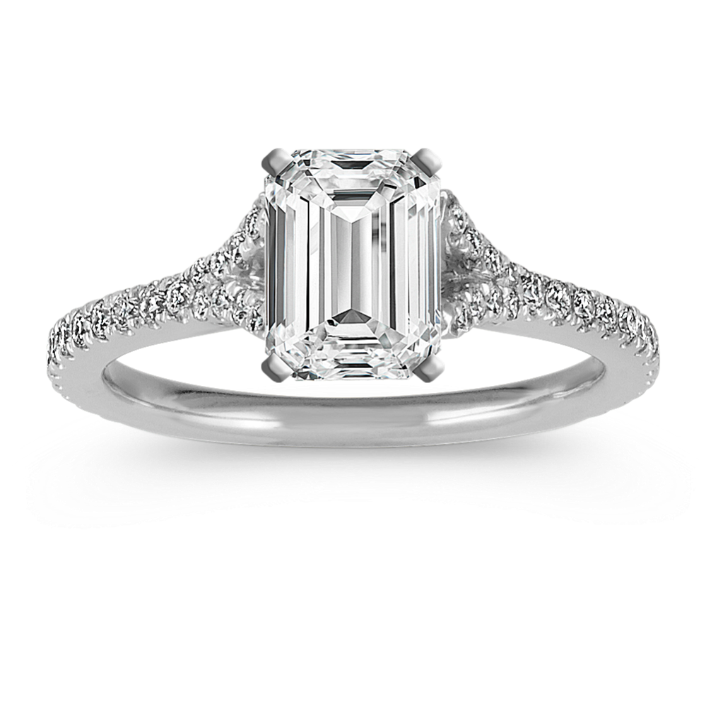 1.01 ct. Natural Diamond Engagement Ring in Platinum