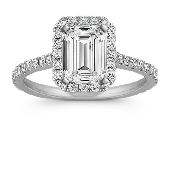 Details about   3 Ct Emerald Cut Emerald Halo Diamond Men Engagement Ring 14K Yellow Gold Finish