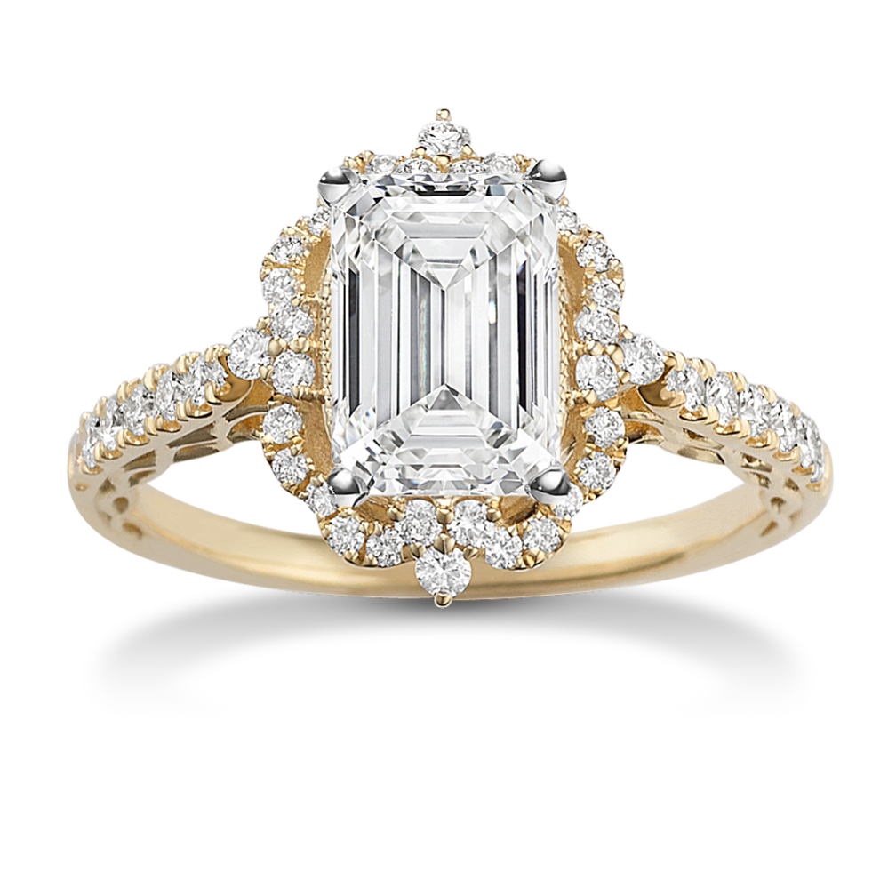 Royale Halo Engagement Ring