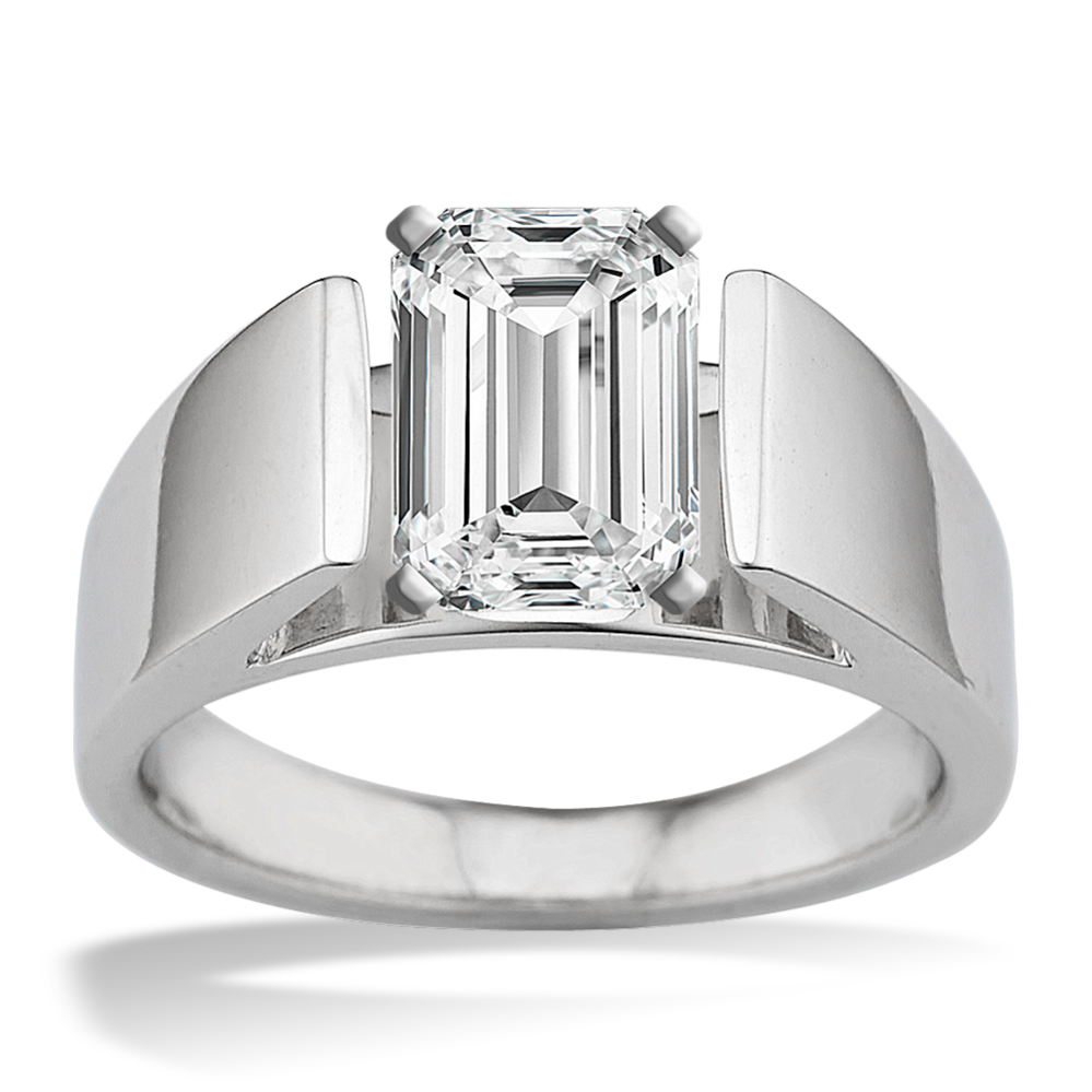 Wide band cathedral engagement rings deals