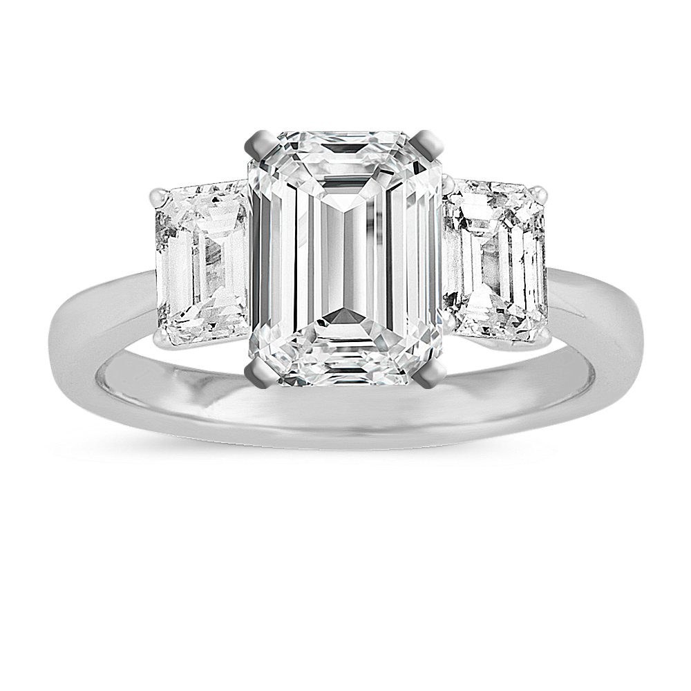 Gatsby Three-Stone Engagement Ring