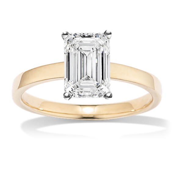 Modern Solitaire Engagement Ring