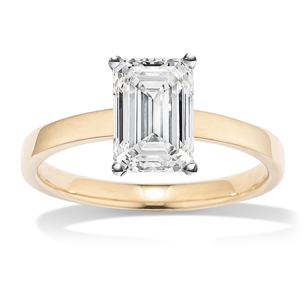 Modern Solitaire Engagement Ring