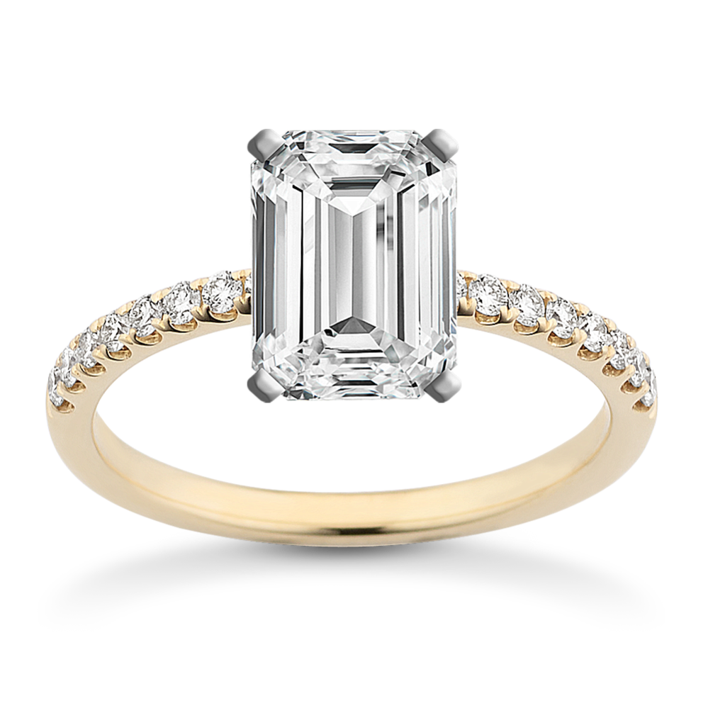 2.04 ct. Lab-Grown Diamond Engagement Ring in Yellow Gold