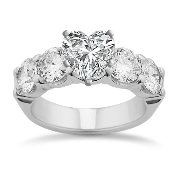 Camilla Classic Round Natural Diamond Engagement Ring
