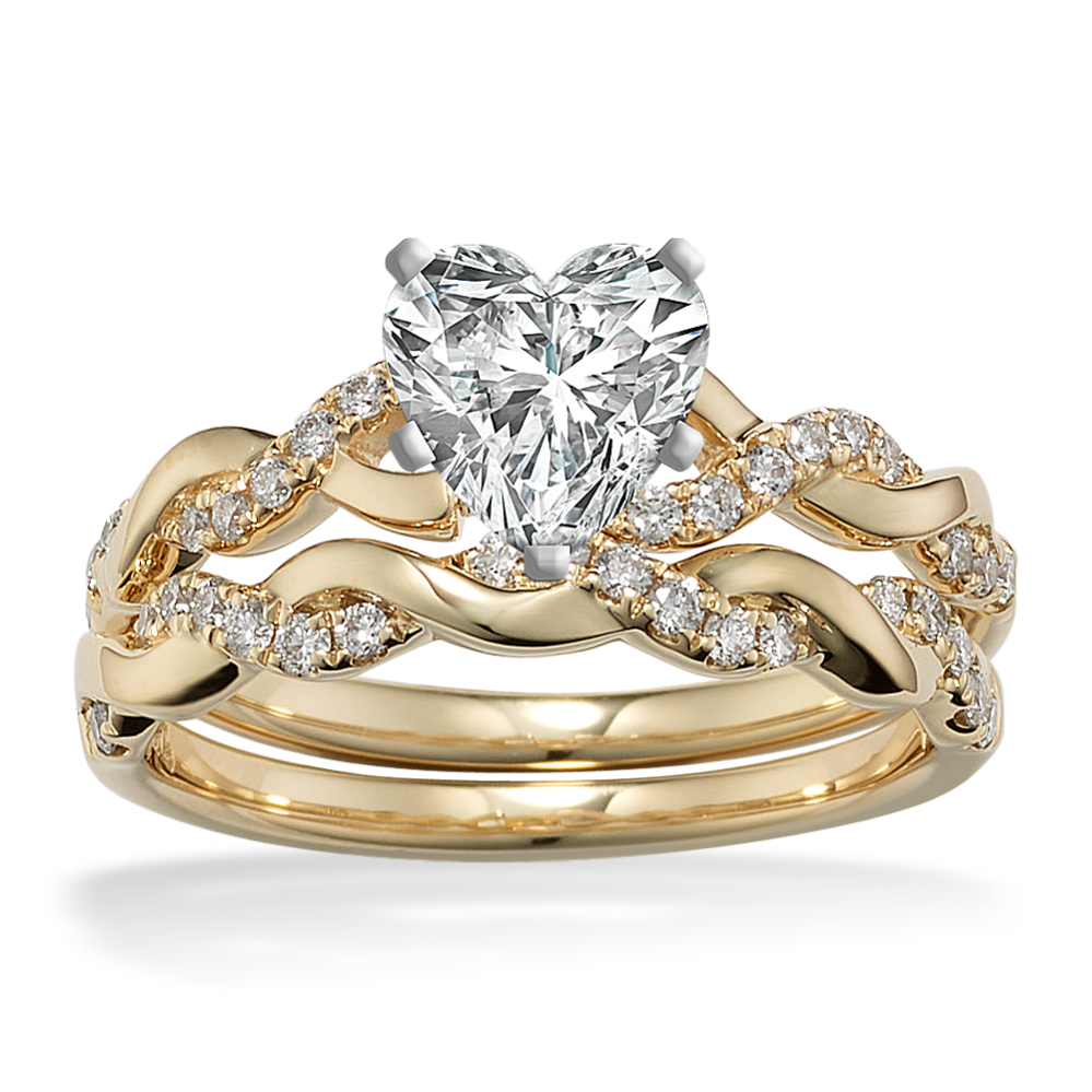Infinity wedding set store