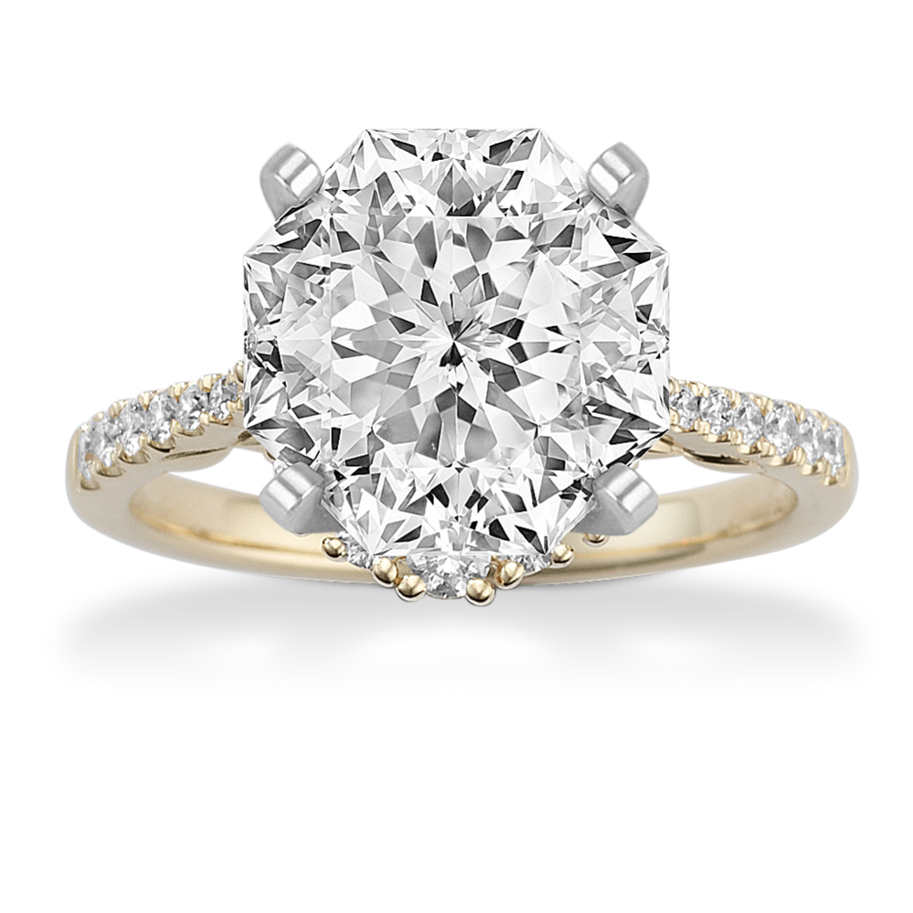 Stella Halo Engagement Ring