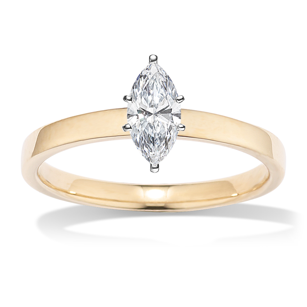 Modern Solitaire Engagement Ring