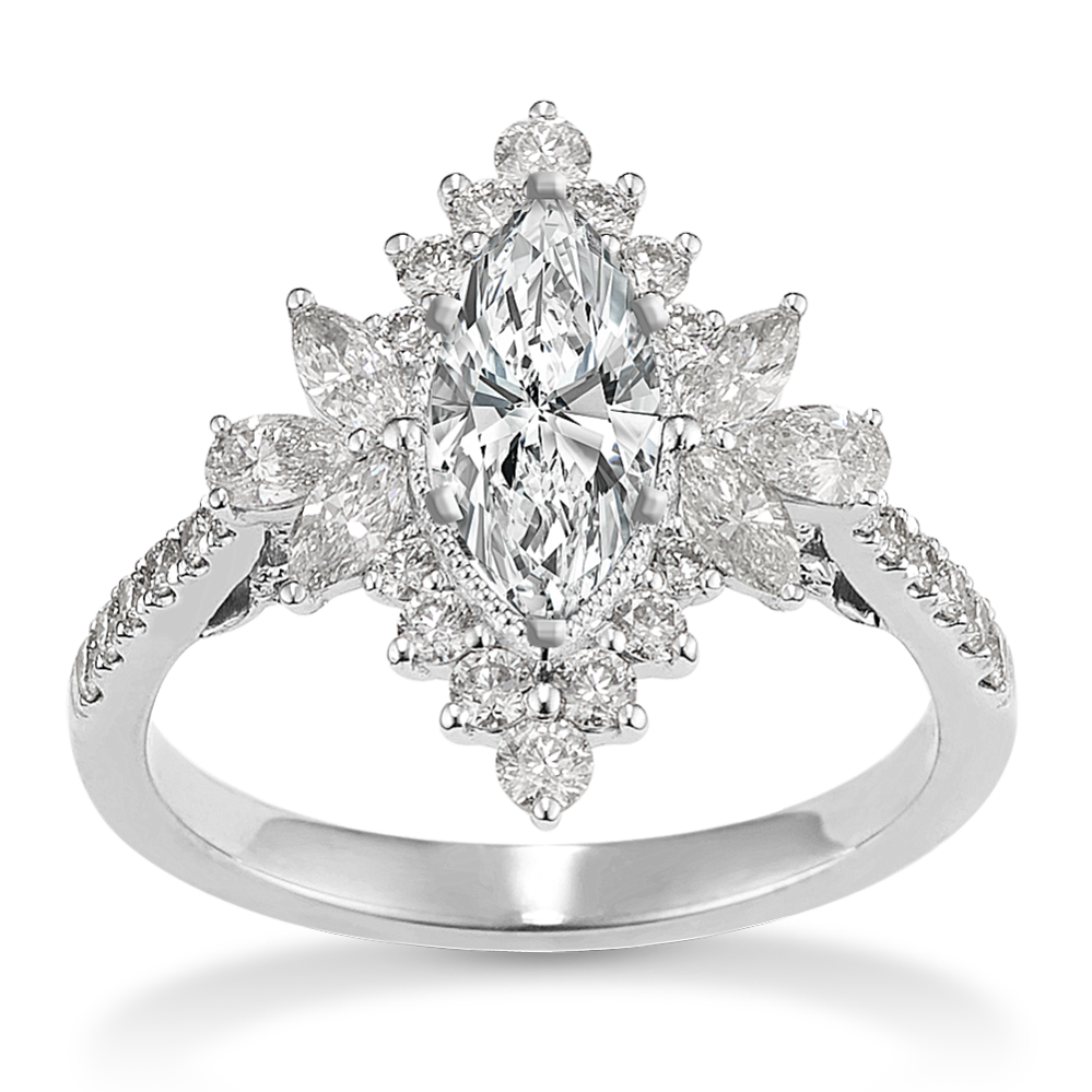 Shane co marquise engagement cheap ring
