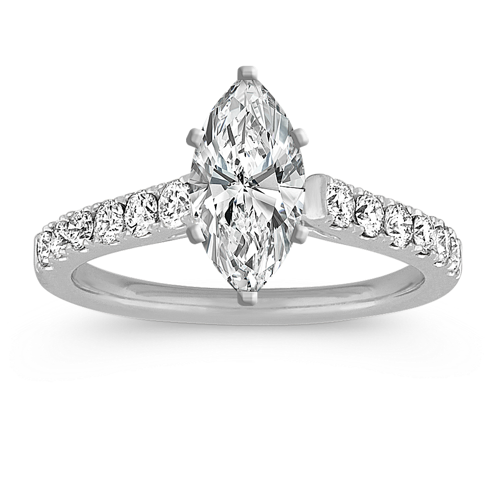 Larissa Diamond Platinum Engagement Ring