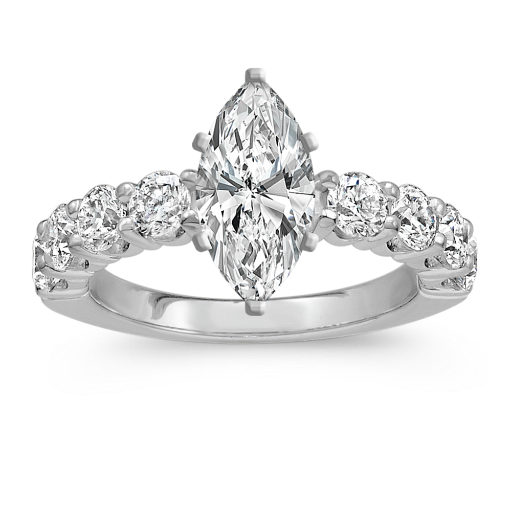 Eve Engagement Ring (1.20 tcw Diamond Accents)