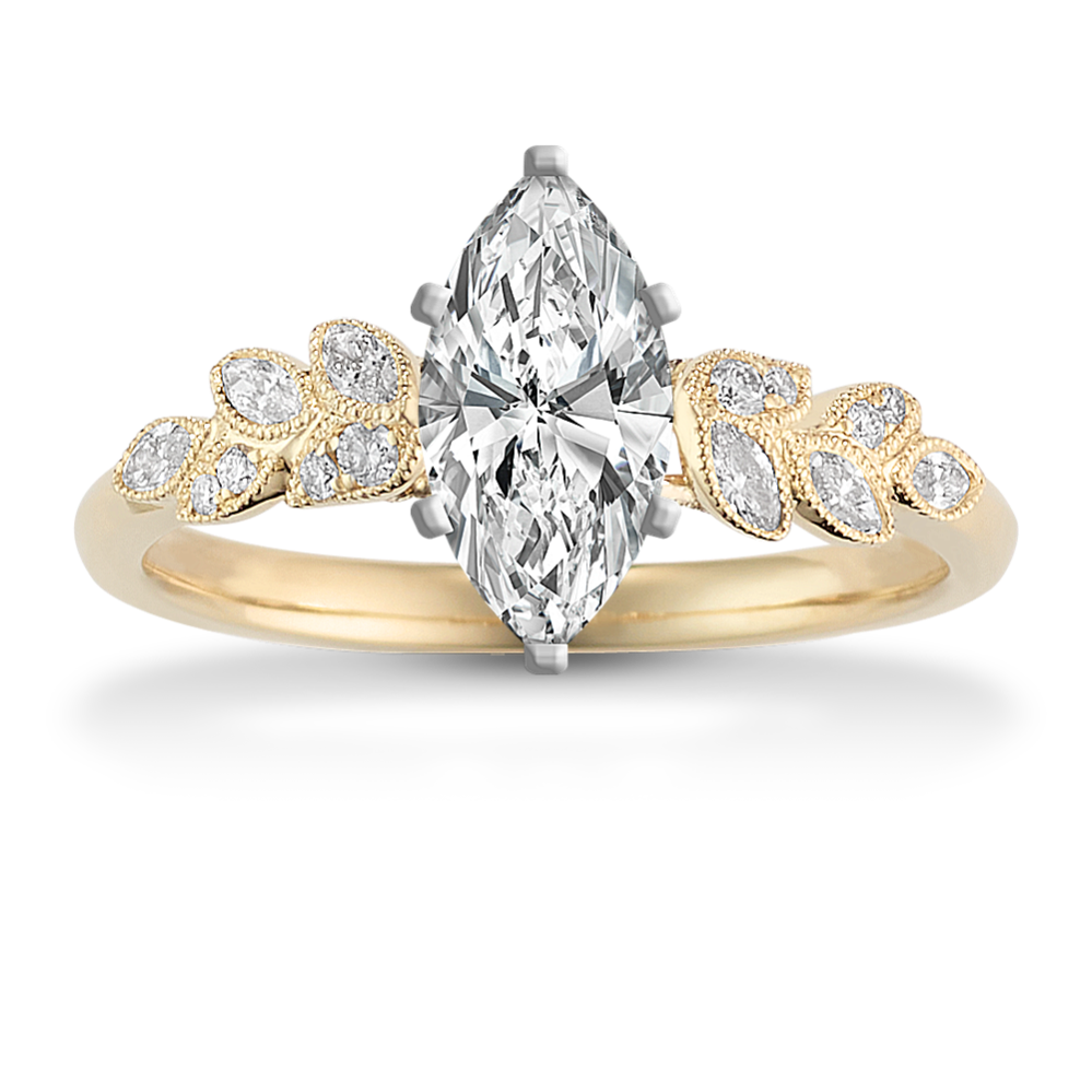 Decarat diamond rings top