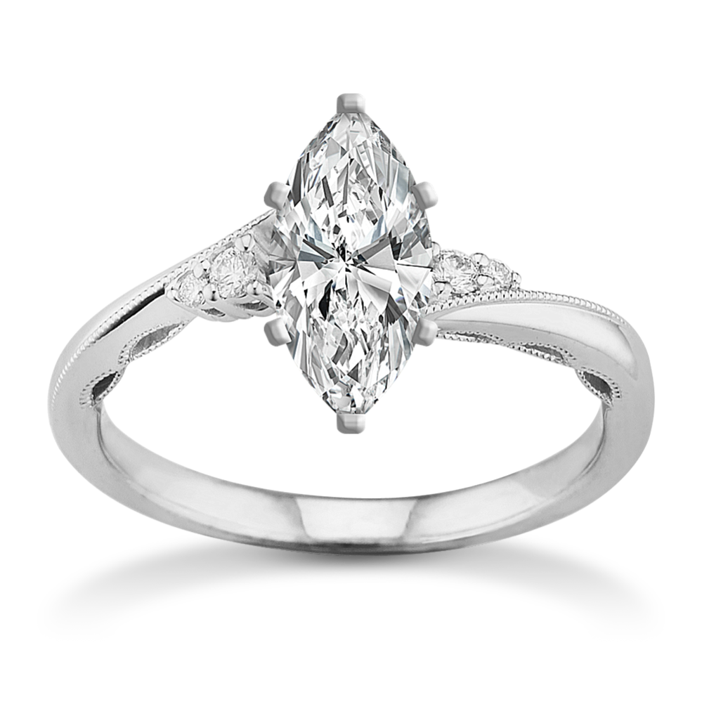 Plume Engagement Ring