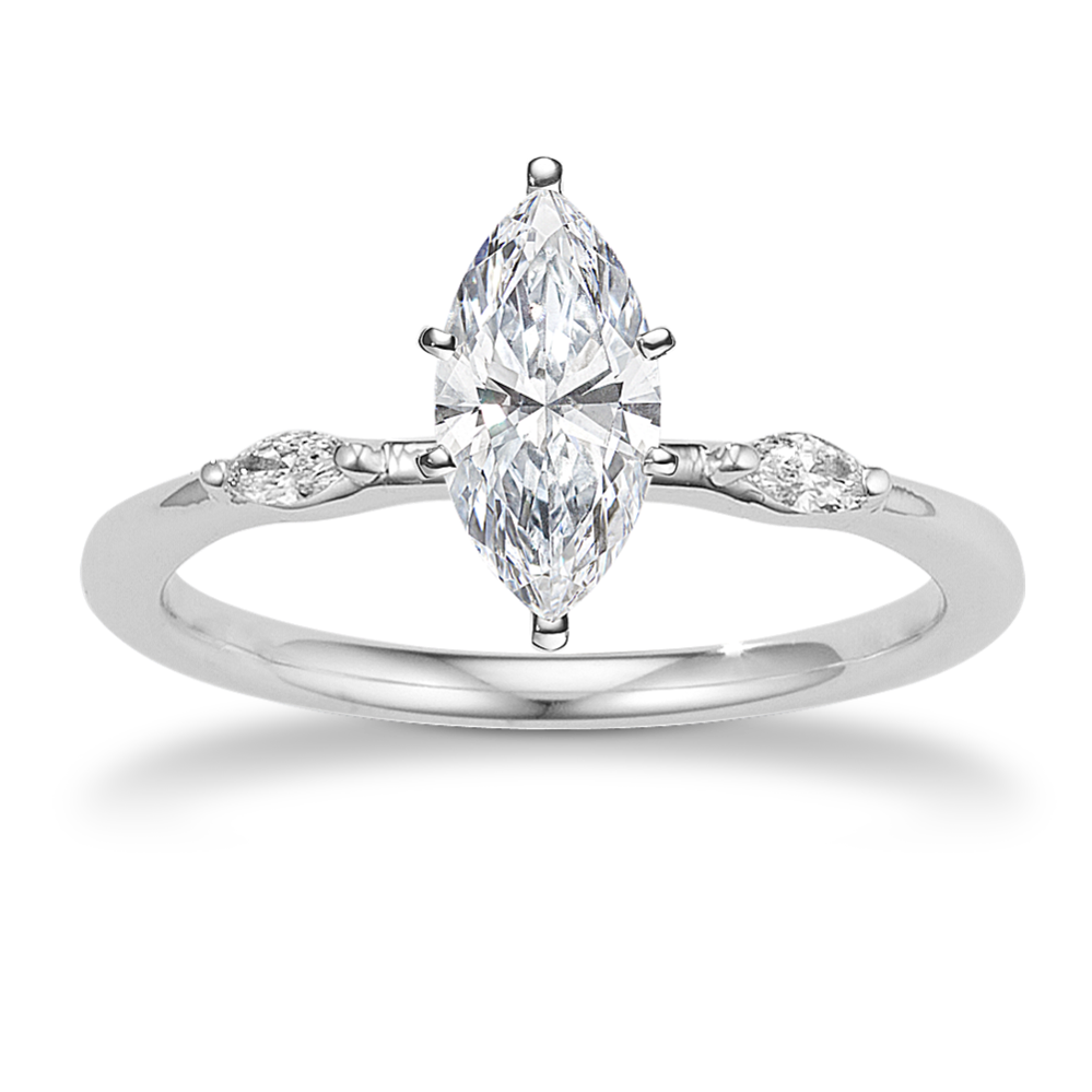 Isabeau Three-Stone Engagement Ring
