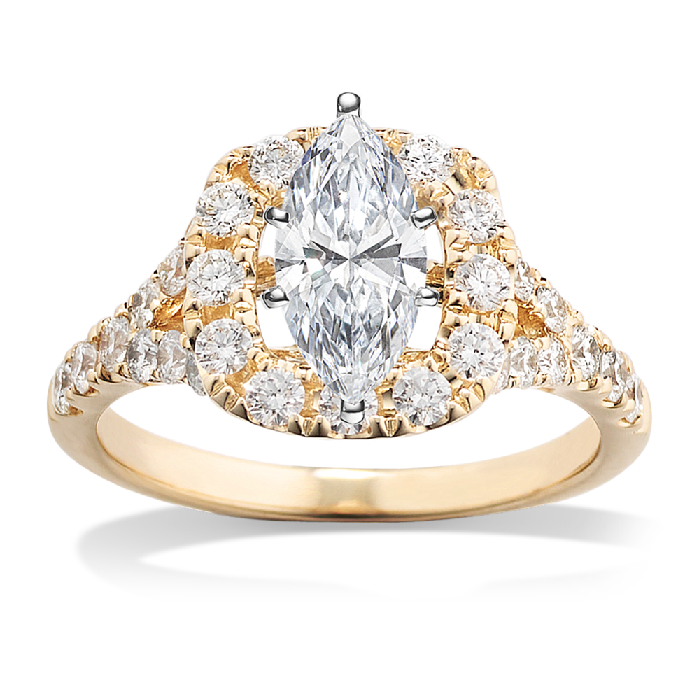 Contessa Halo Engagement Ring