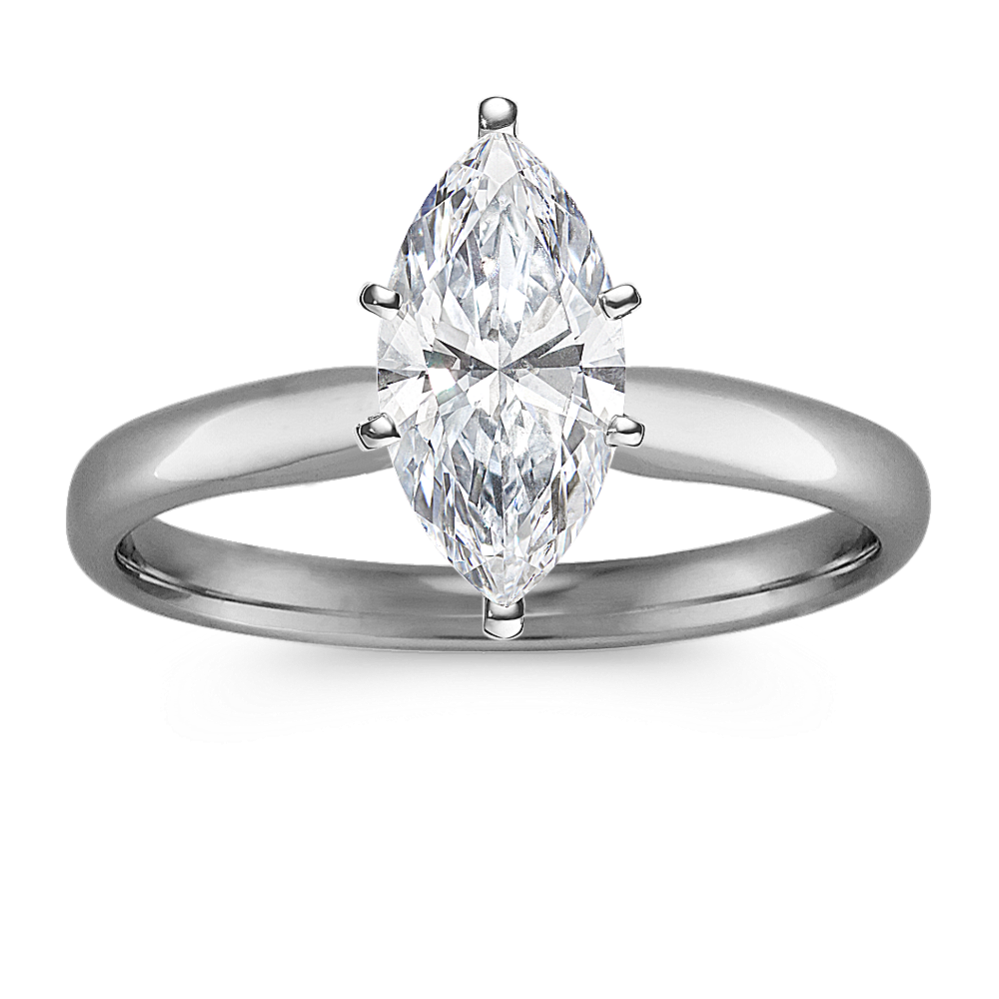 Solitaire Platinum Engagement Ring
