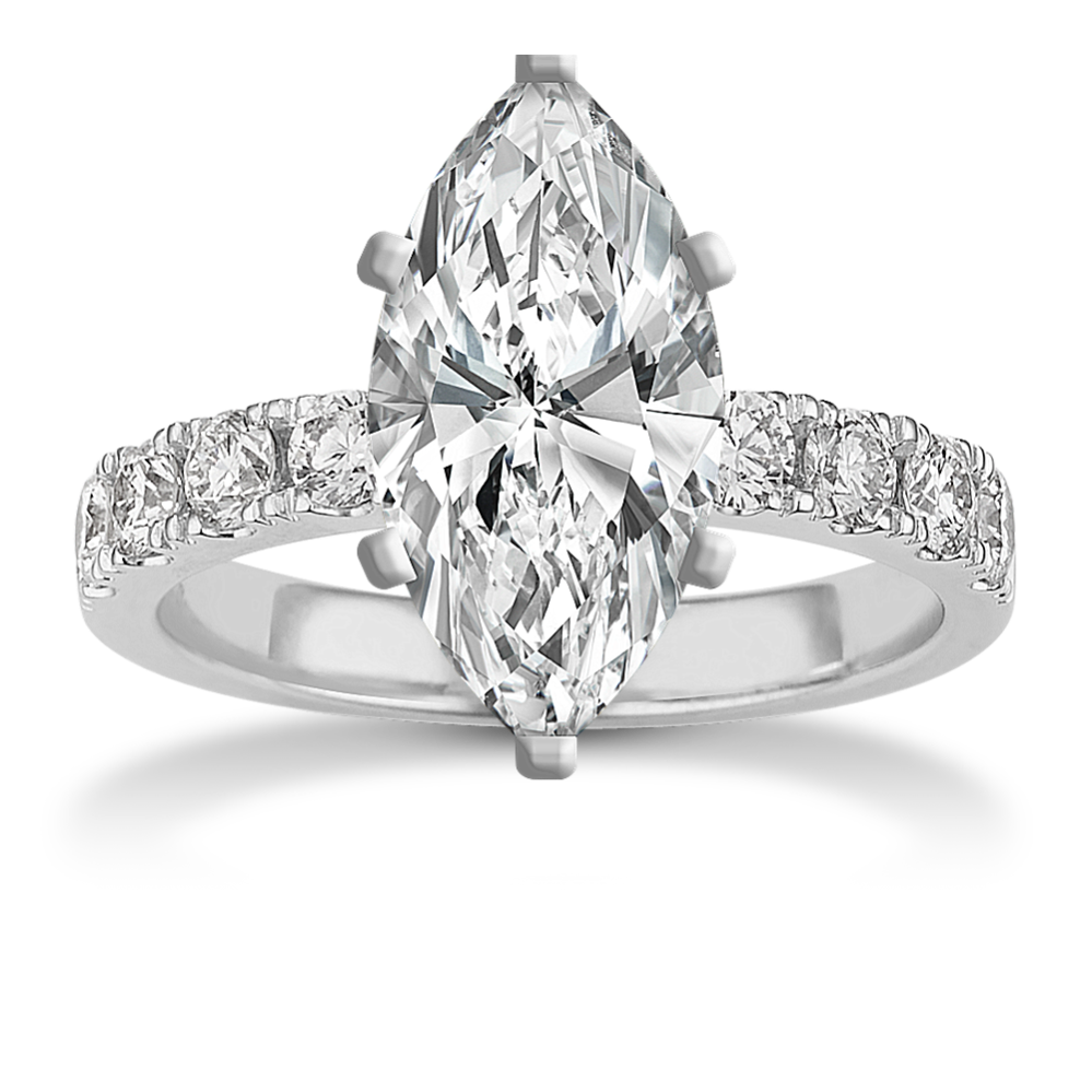 Spellbound Diamond Pave Engagement Ring