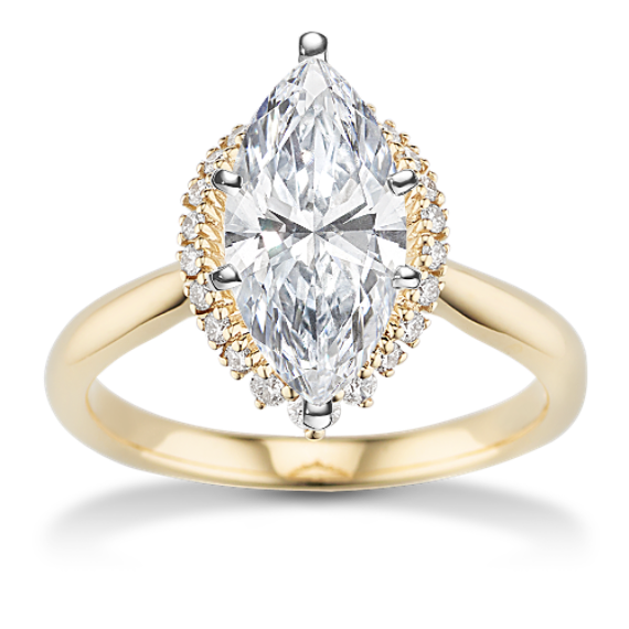 Ottilia Hidden Halo Engagement Ring