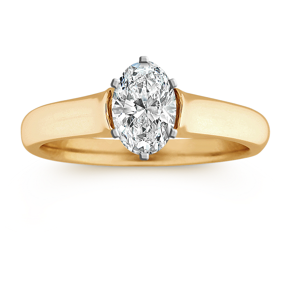 Ria Engagement Ring in 14K Yellow Gold