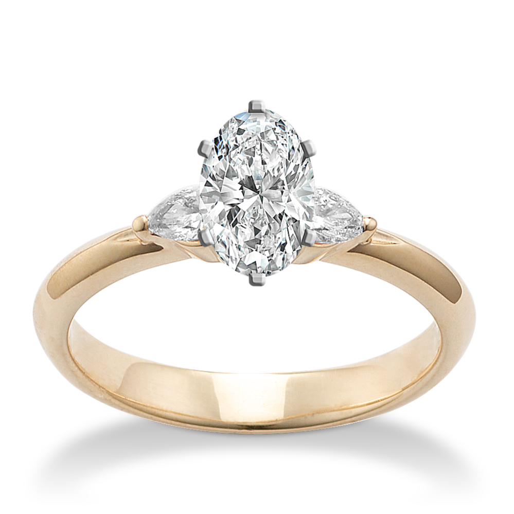 Miriam Three-Stone Engagement Ring