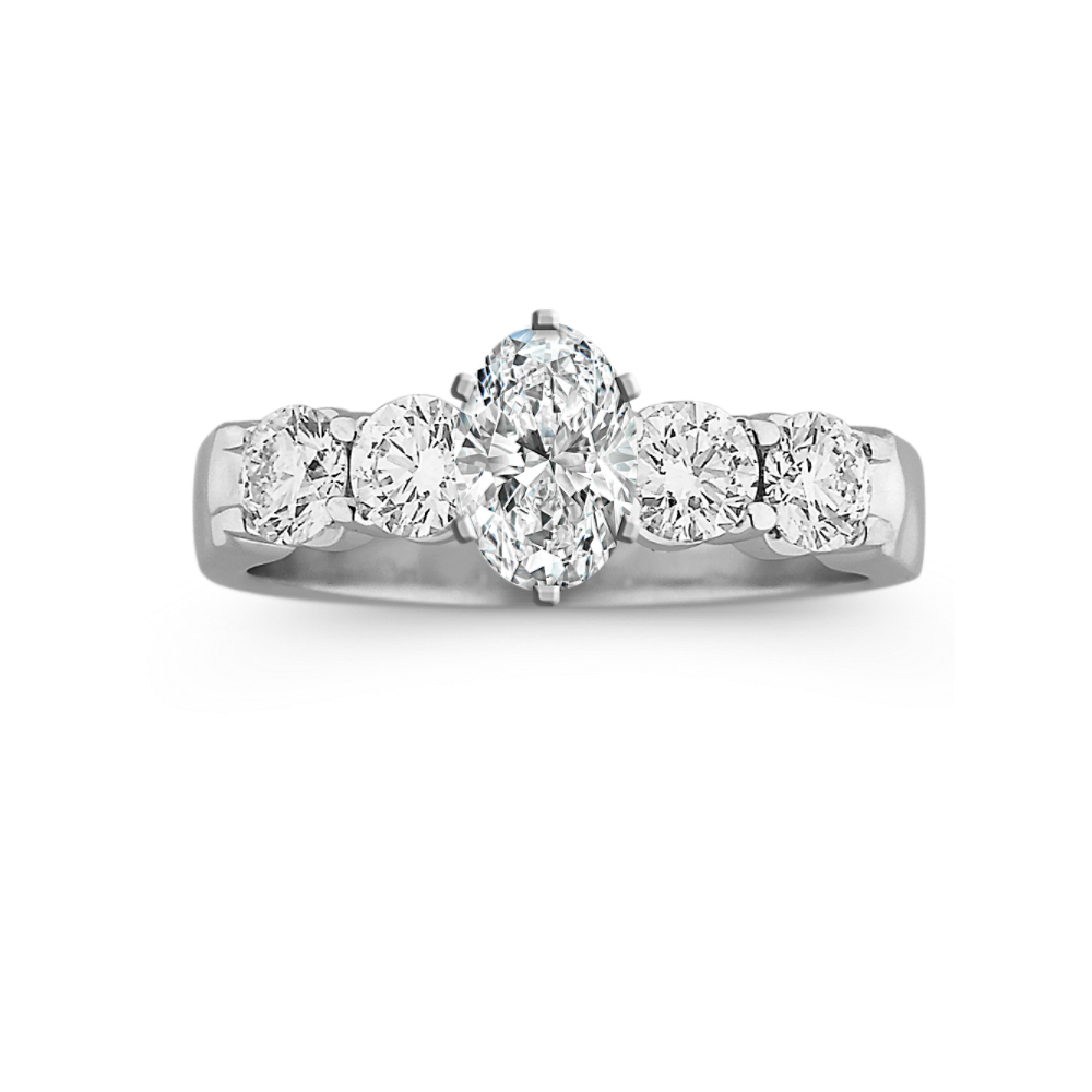 Sierra Round Natural Diamond Engagement Ring