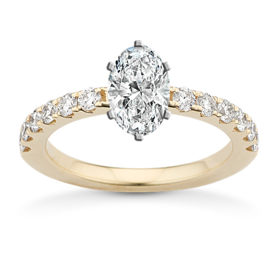 Summit Round Diamond Engagement Ring