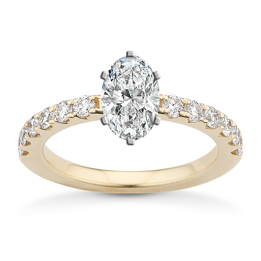 Summit Round Diamond Engagement Ring