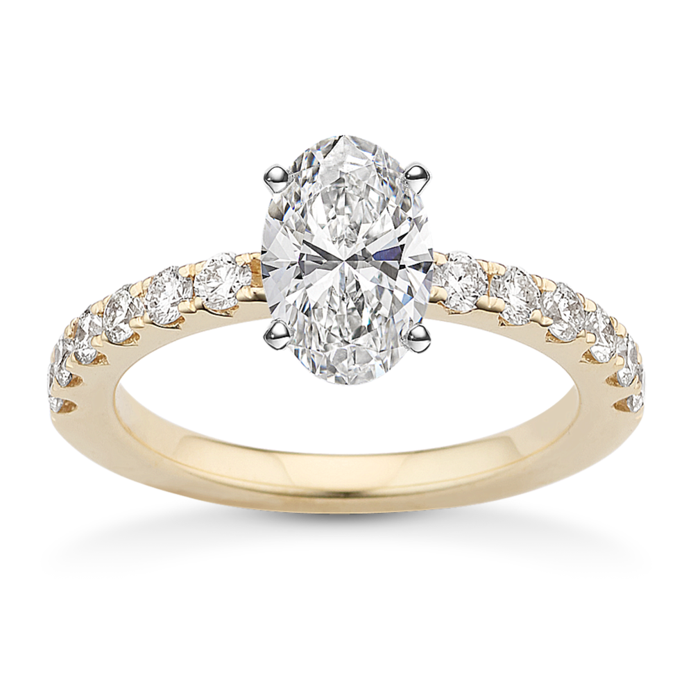 Diana Diamond Pave Engagement Ring