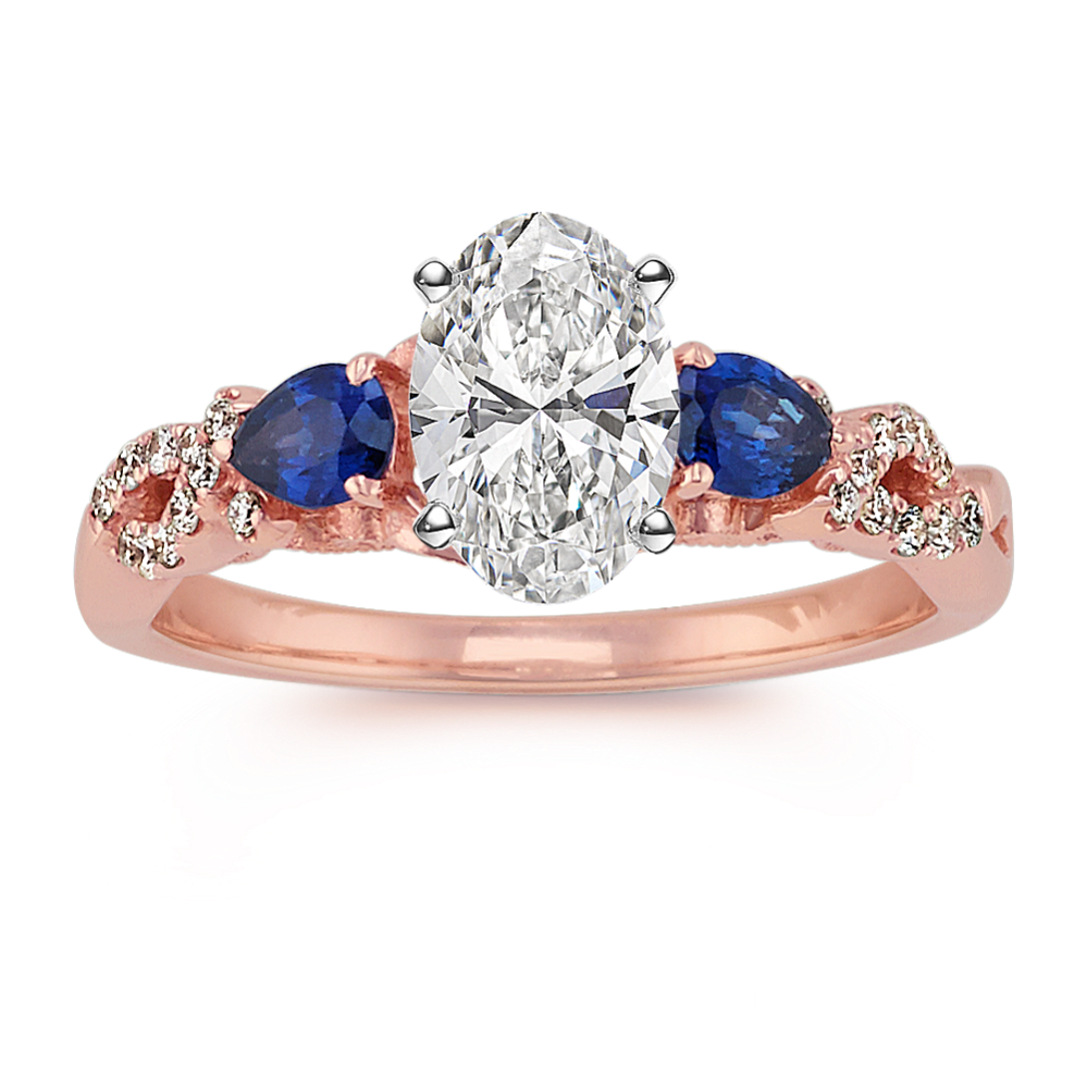 Saint-Germain Three-Stone Engagement Ring