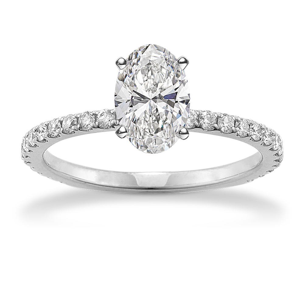 Darcy Pave Engagement Ring