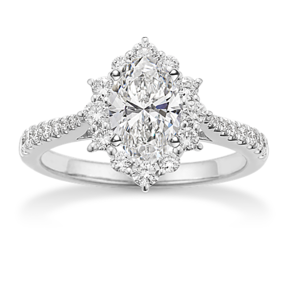 Nova Halo Engagement Ring