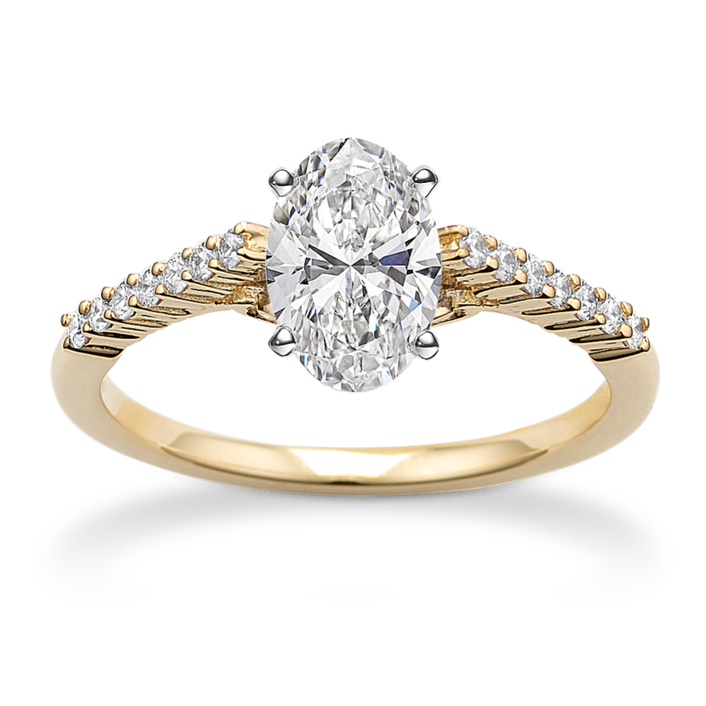 Infinity Cathedral Engagement Ring