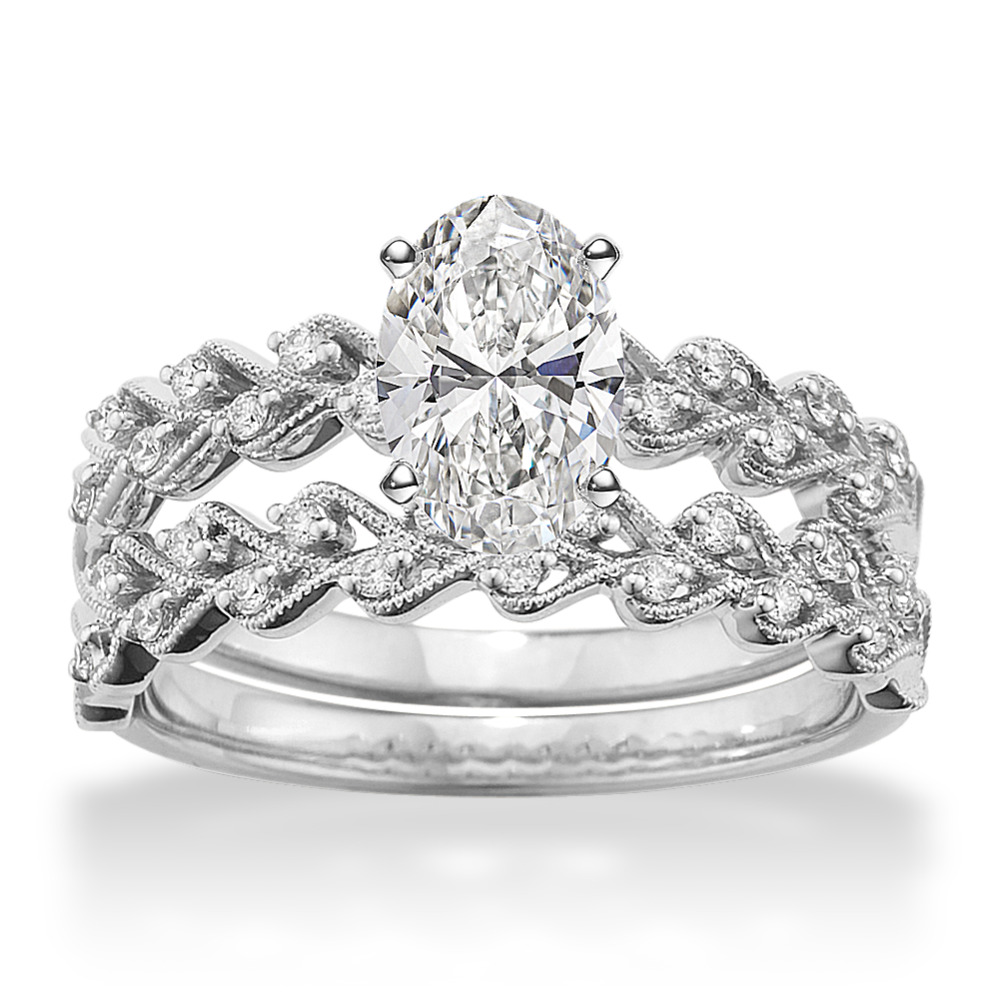 String-of-Hearts Wedding Set