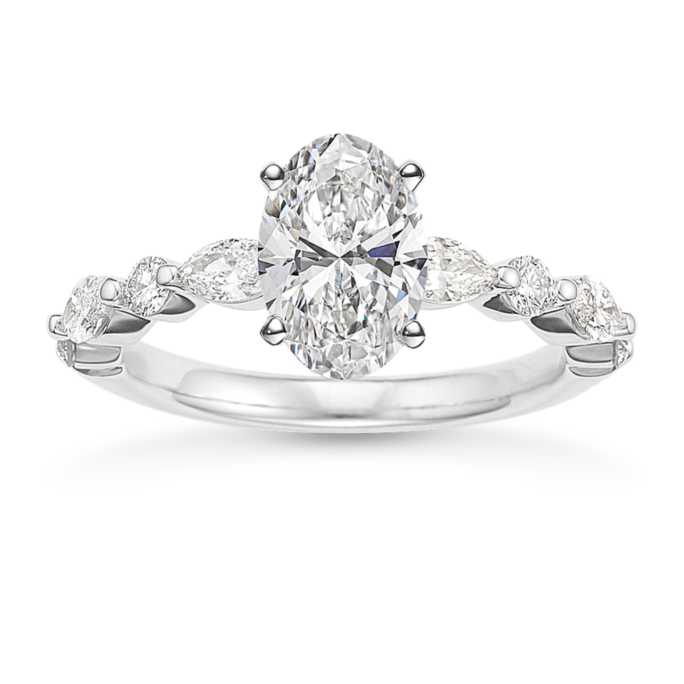 Privet Engagement Ring (5/8 tcw Diamond Accents)