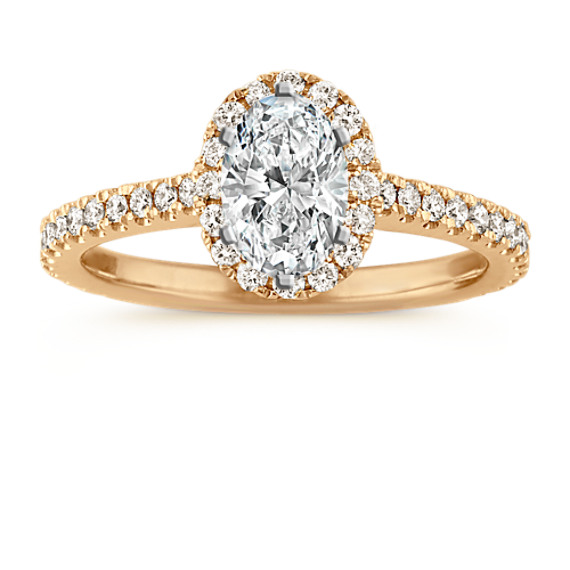 oval shaped diamond ring