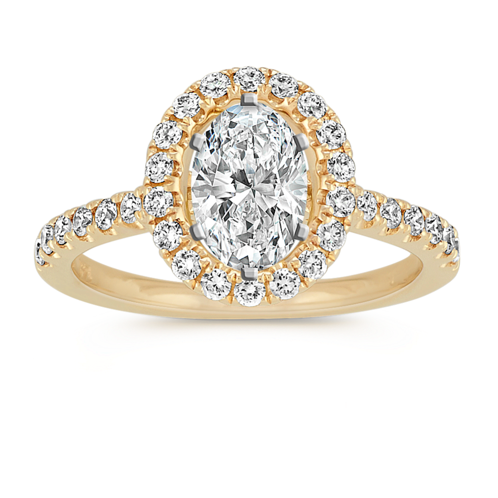 1.2 ct. Natural Diamond Engagement Ring in Yellow Gold