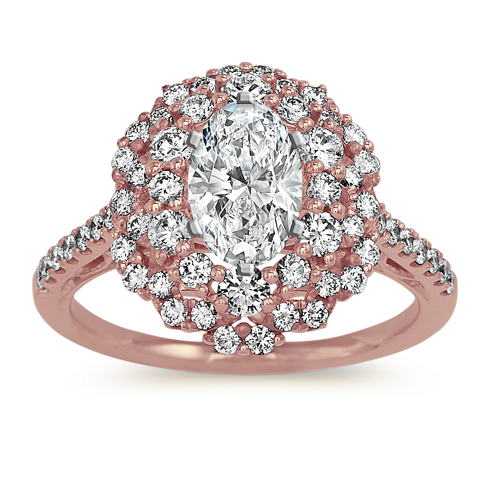 Shane co rose gold top