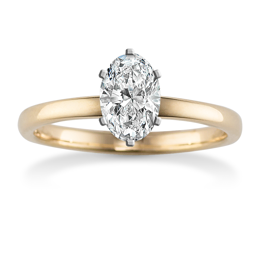 Yellow gold engagement hotsell rings under 1000