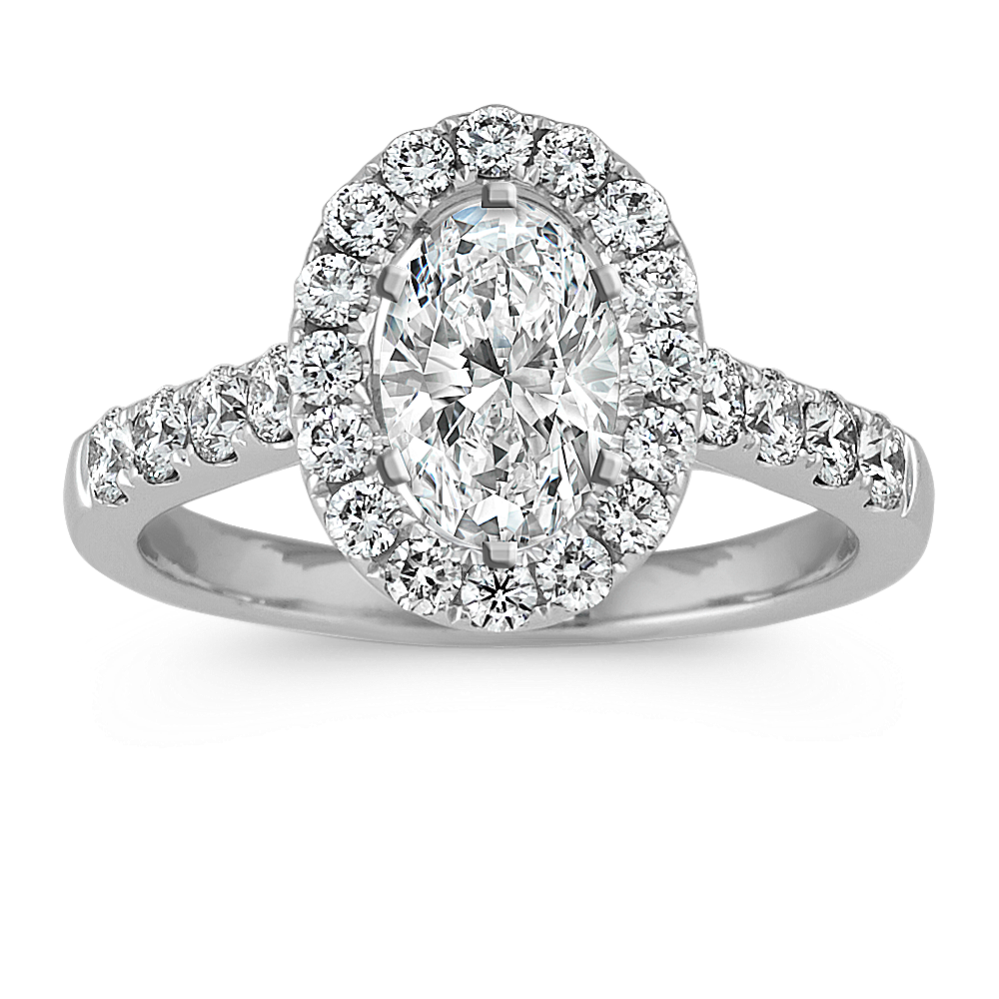 Showstopper Engagement Ring for 1.50 ct Oval