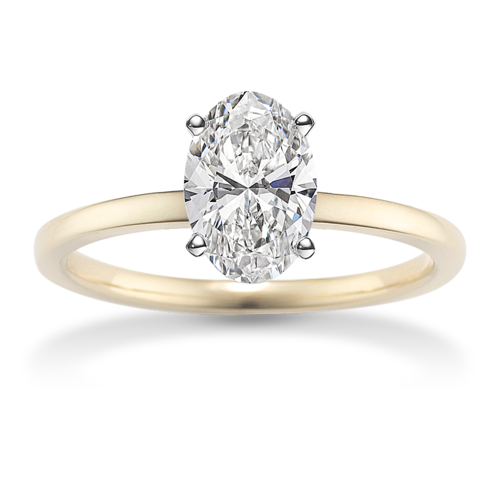Tulip Solitaire Engagement Ring 