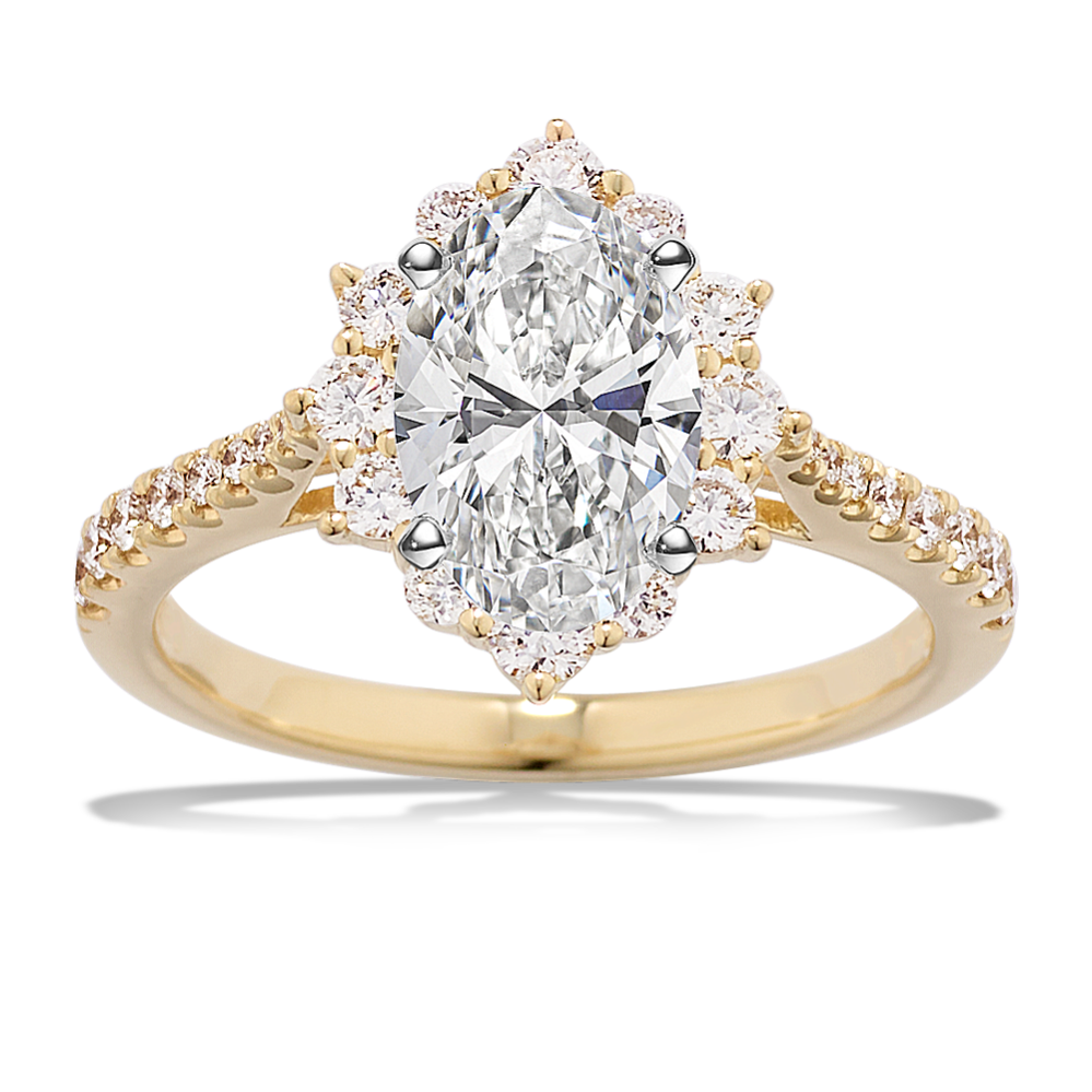 Nova Halo Engagement Ring