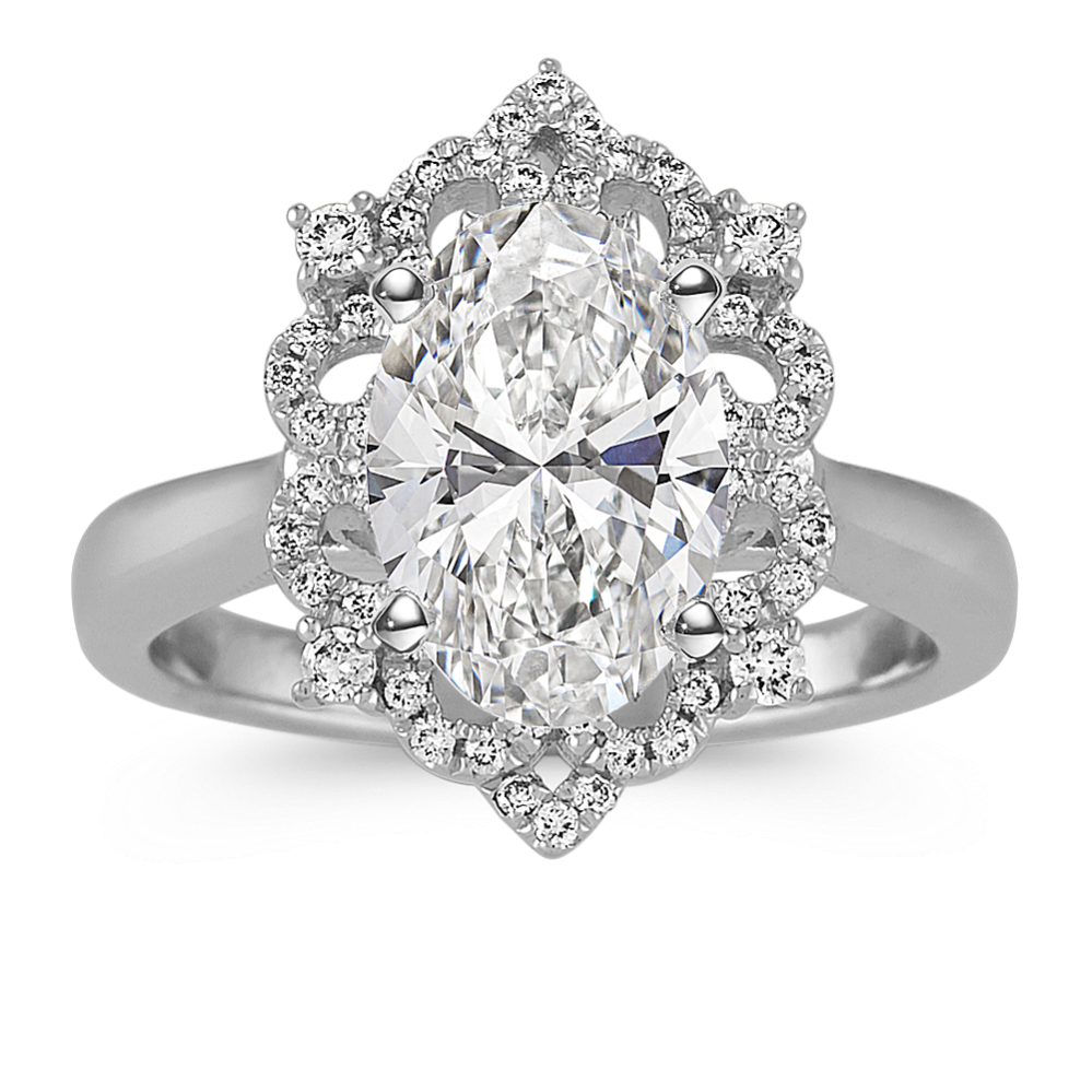 Vintage swirl engagement ring 2025