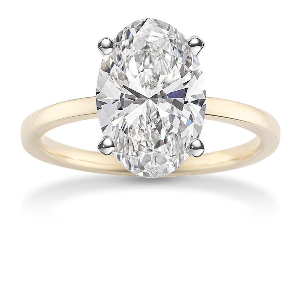 Tulip Solitaire Engagement Ring 