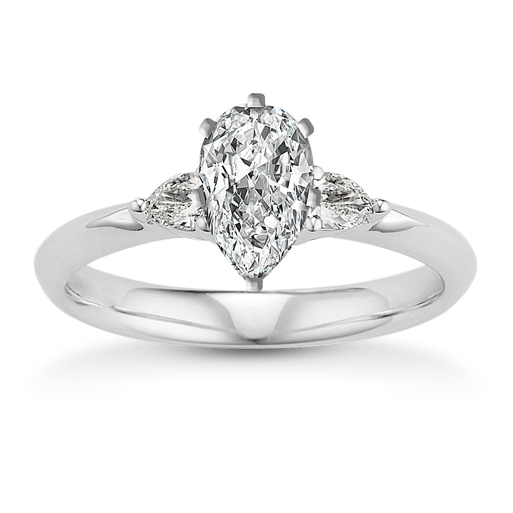 Miriam 1/4 ct. Three Stone Diamond Engagement Ring