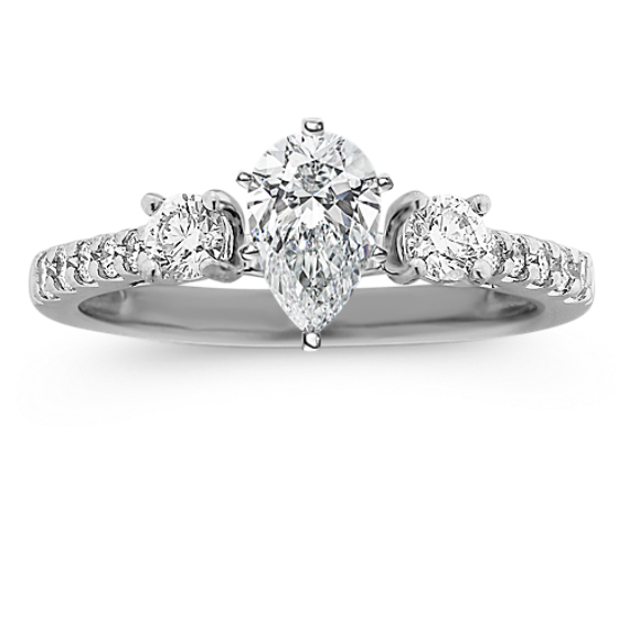 Fairytale Three-Stone Engagement Ring