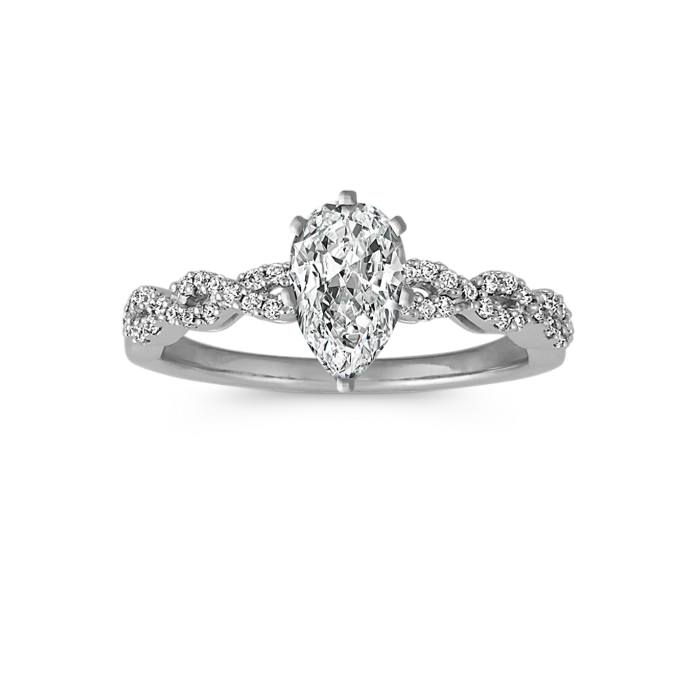 Kensington Diamond Infinity Engagement Ring